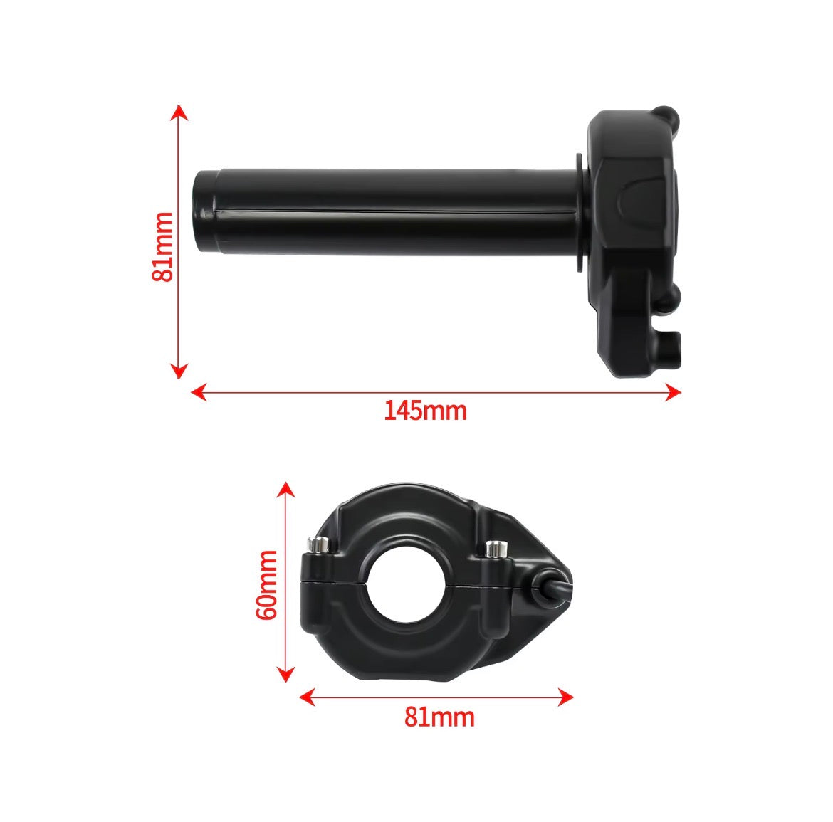 Plug and Play Surron Style Throttle — Fits Tasaca/Yozma